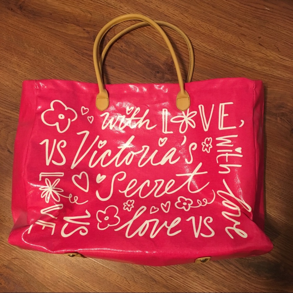 Victoria’s Secret With Love Large Tote Bag
